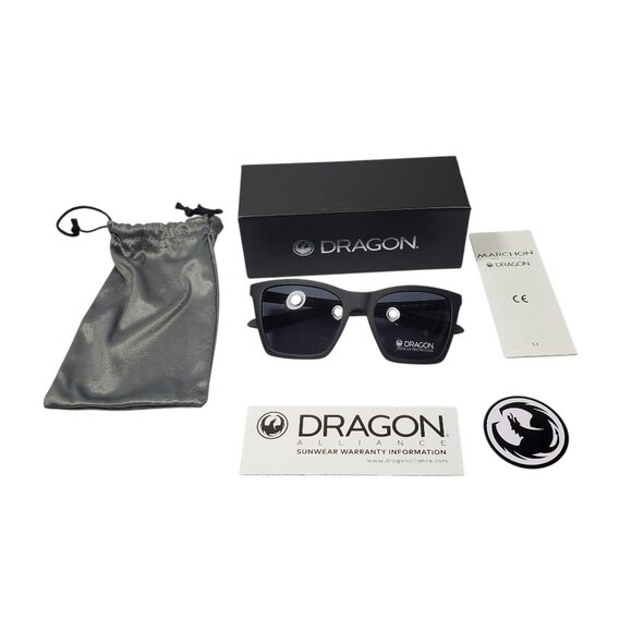NEW Dragon Alliance MAK Sunglasses Matte Black 54-18-140 NIB main image 5